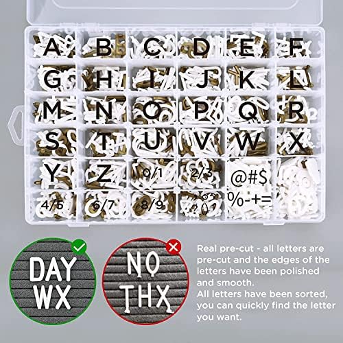 Changeable Felt Letter Board with Letters - 725 pcs First Day of School Board
