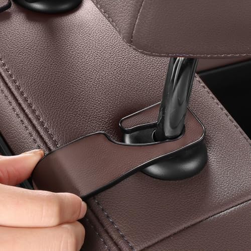 HAOTULE Multifunctional Car Seat Storage Box with Cup Holder and Tissue Compartment