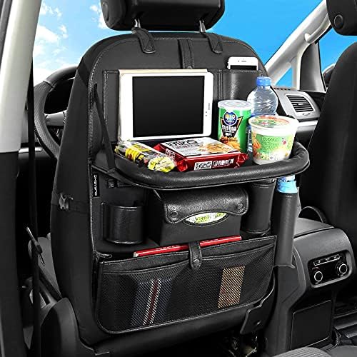 DurasikO Car Backseat Organizer with Foldable Table Tray