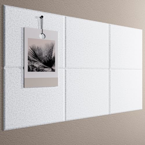 VANCORE 6 Pack Felt Bulletin Boards with Push Pins