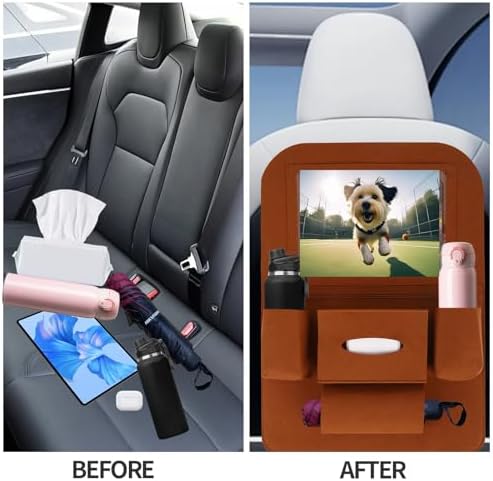 Car Back Seat Organizer for Kids and Adults 2 Pack