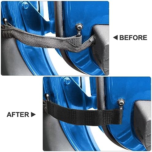 PYGHAP Jeep Door Limiting Straps 2PCS Heavy Duty Adjustable