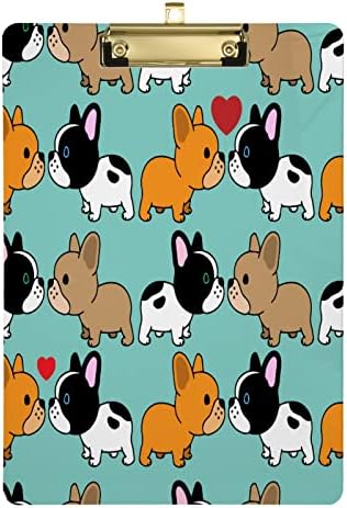 Eionryn Sweet French Bulldog Clipboard Silver