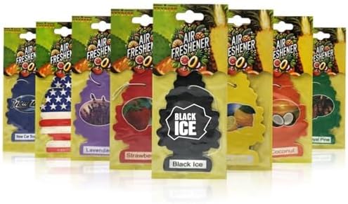Natural Scented Tea Paper Car Air Freshener 8PCS
