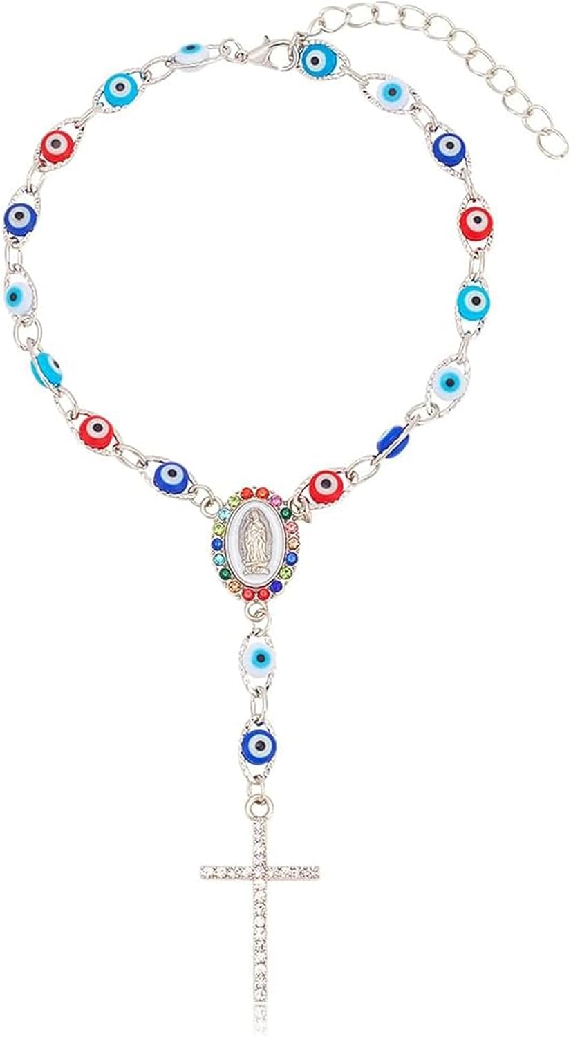 Evil Eye Cross Car Hanging Decor Accessory