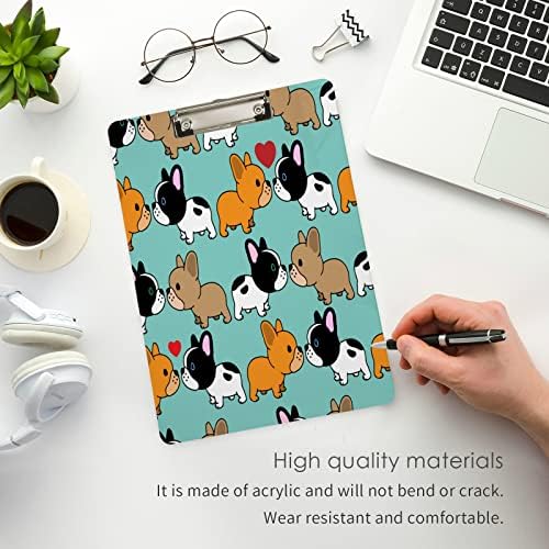 Eionryn Sweet French Bulldog Clipboard Silver
