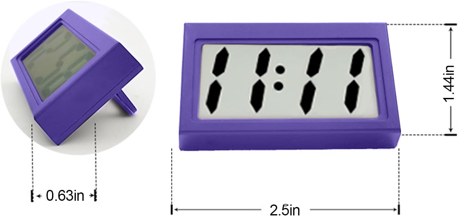 Shudyear Small Digital Clock with Jumbo LCD Display