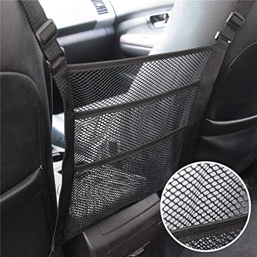 Car Seat Back Mesh Organizer for Pets and Kids
