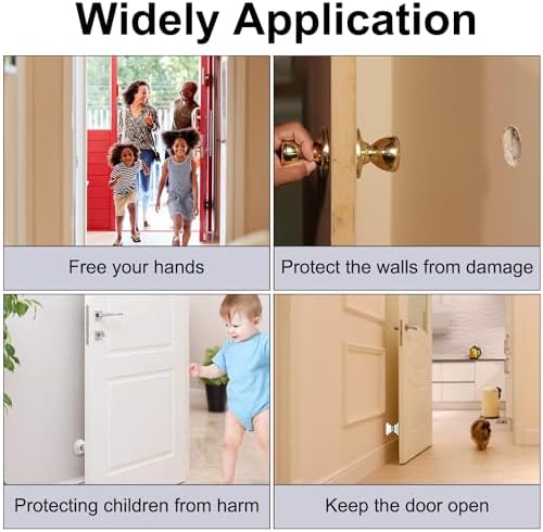 2 Pcs Magnetic Door Holder for RV Door Open White