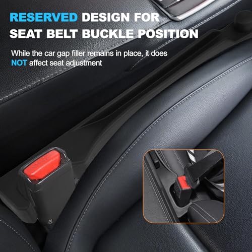 Car Seat Gap Filler Set of 2 Universal Fit for Most Cars