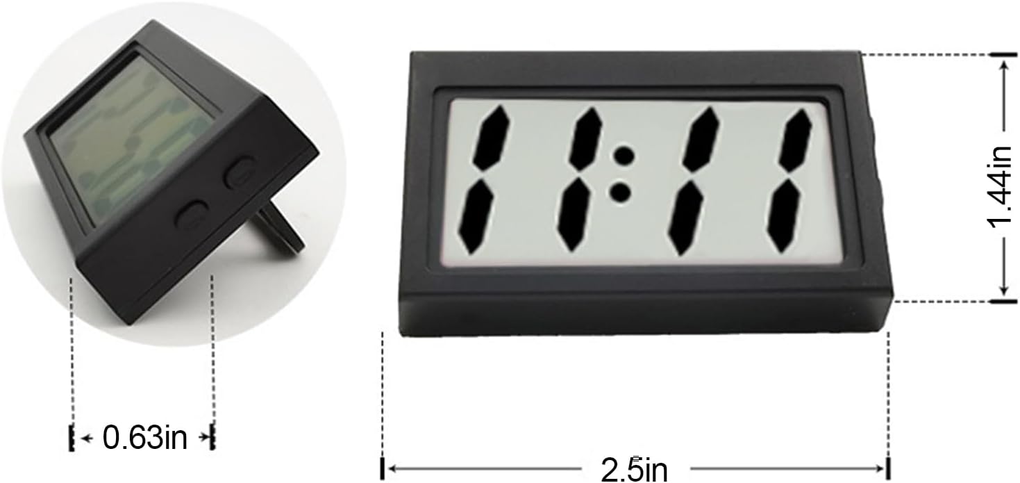 Shudyear Small Digital Clock with Jumbo LCD Display 1