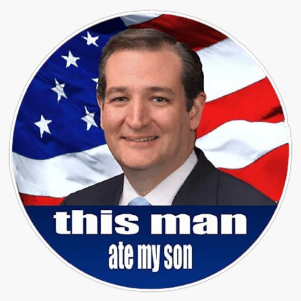 This Man Ate My Son Bumper Sticker 5 Inch