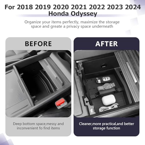 LUWU 2024 Odyssey Center Console Organizer Black