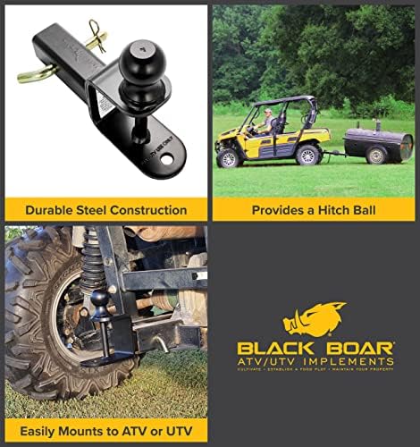 Black Boar UTV ATV Multi-Hitch With 2 Ball and 6 Shank