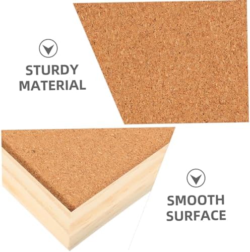 Office Memo Board Corkboard with White Frame Set Decorative