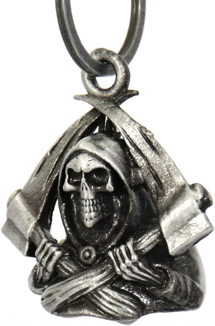 Milwaukee Leather Motorcycle Good Luck Bell Key Chain