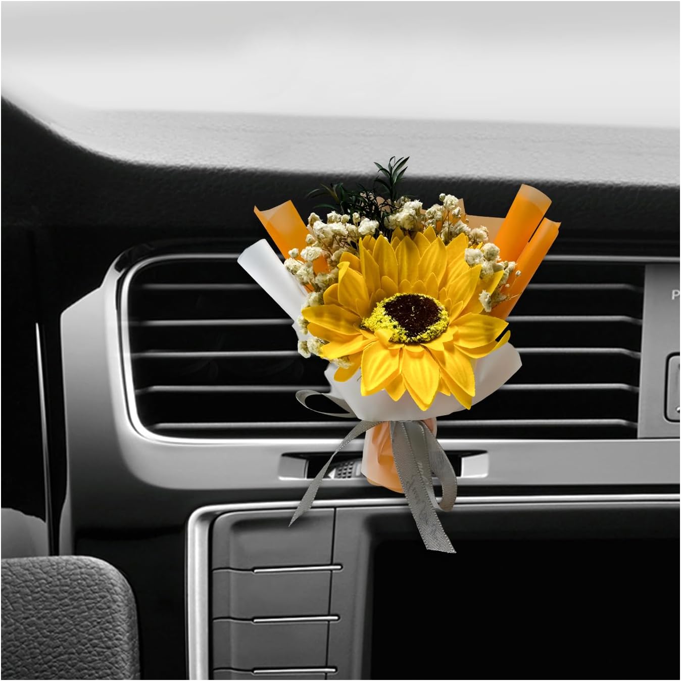 Mini Dried Flower Car Air Freshener with Clip 1