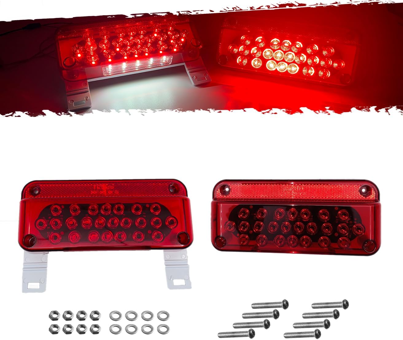 TCTAuto Camper LED Tail Light Set Left Right