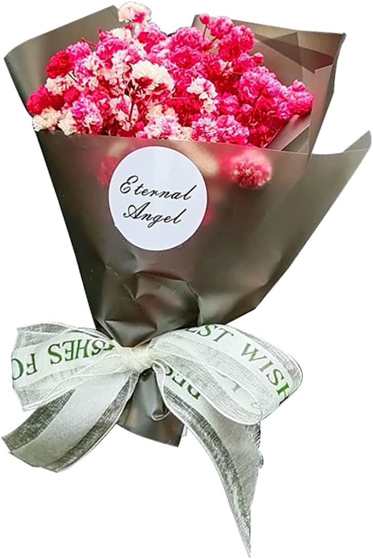 Dried Flower Gypsophila Car Aromatherapy Clip - Black