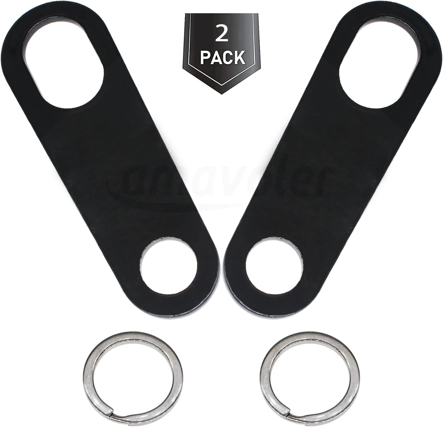 Amavoler Motorcycle Bell Hangers with Split Rings for Lucky Bells