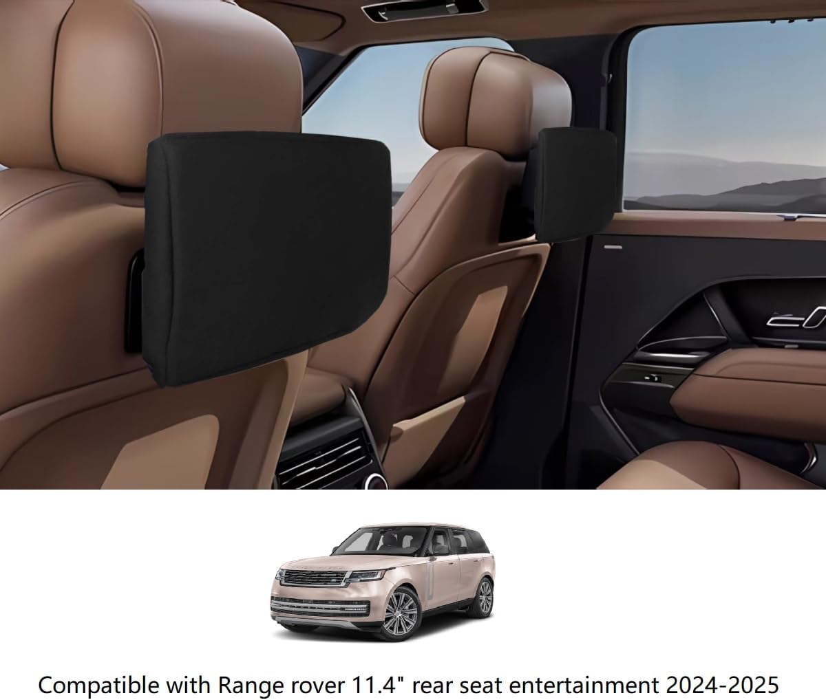 Rear Seat Screen Protectors for 2024-2025 Range Rover