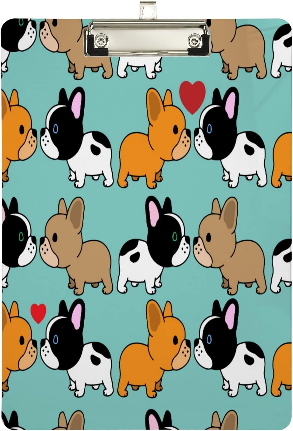 Eionryn Sweet French Bulldog Clipboard Silver