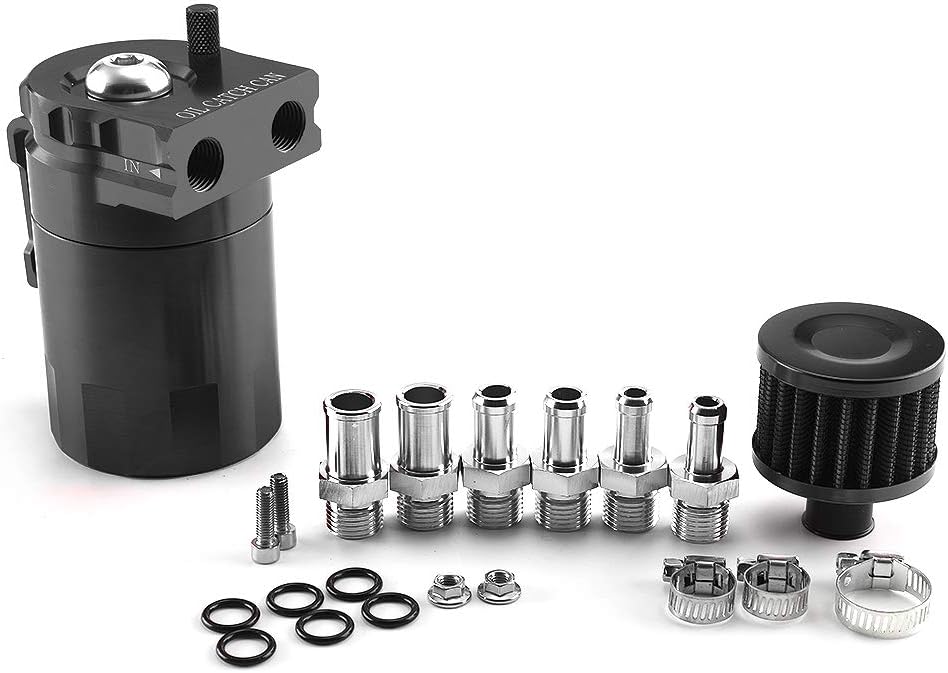 Aiuphing Oil Catch Can Kit Universal 300ml Aluminum