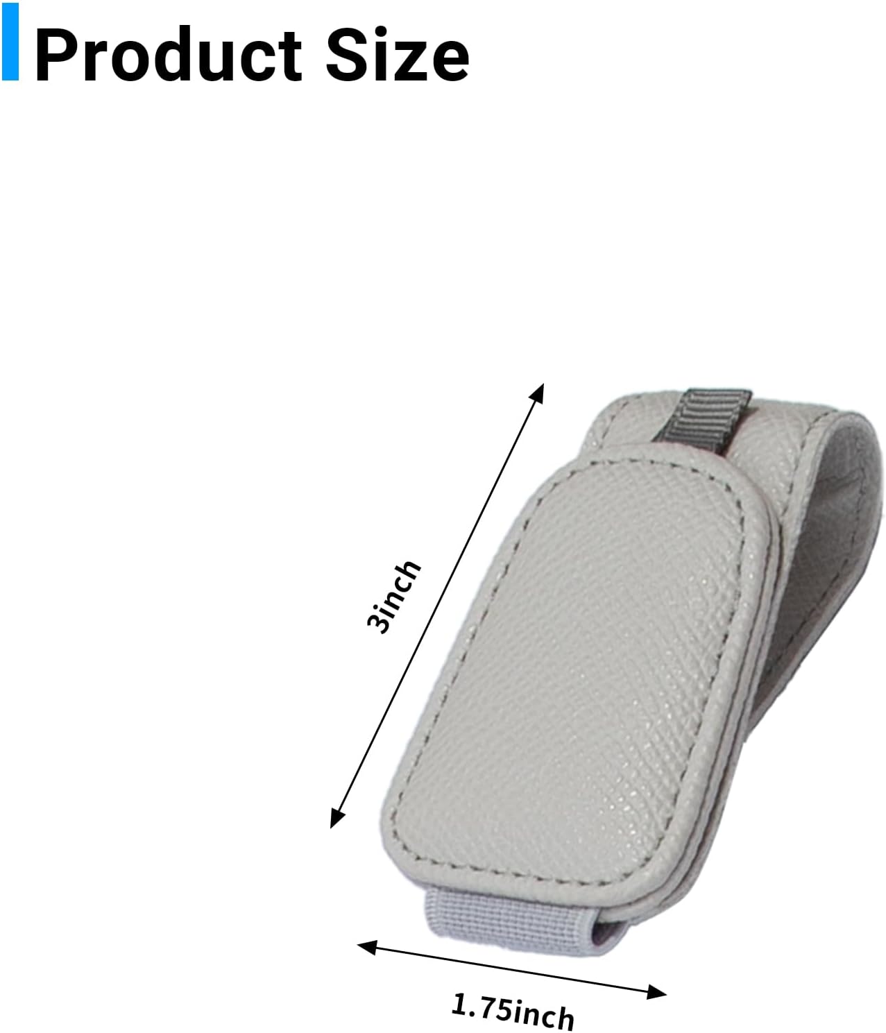 Yuoyar 2 Pack Magnetic Sunglass Holder for Car Visor