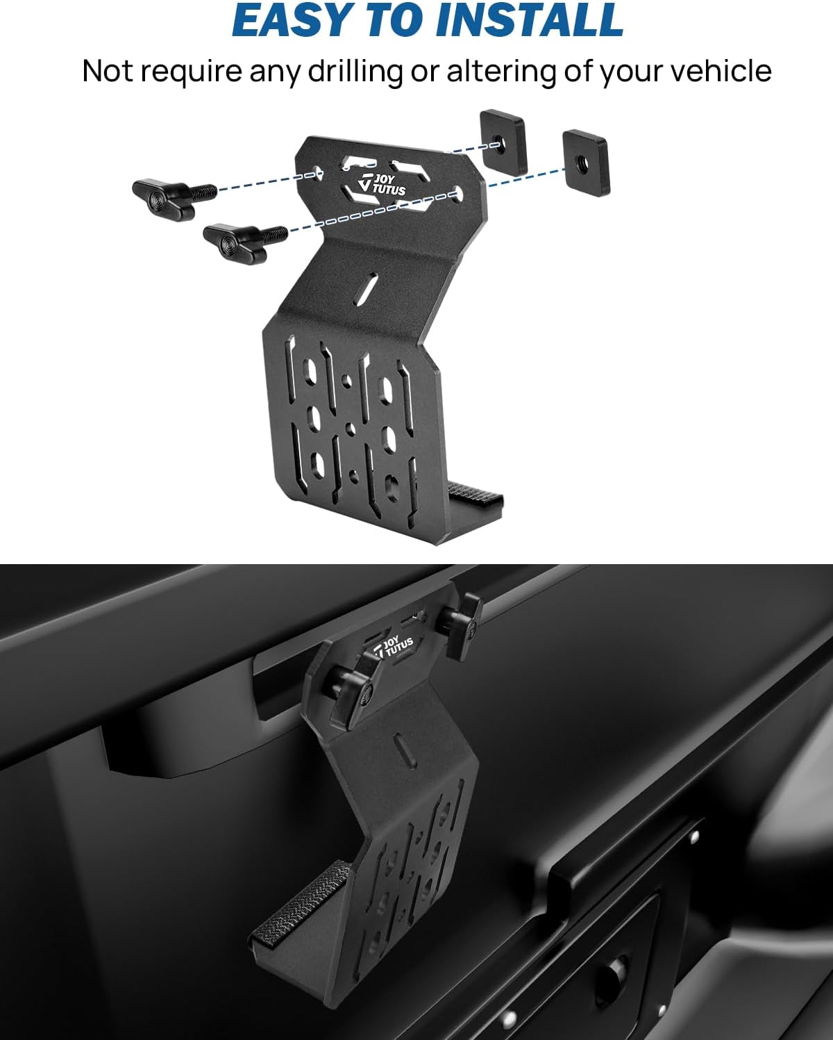 JOYTUTUS Bed Rail Mount Brackets for Tacoma