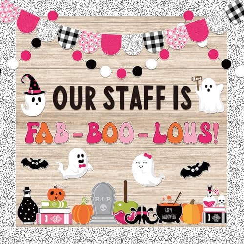 97Pcs Halloween Ghost Bulletin Board Decoration Set