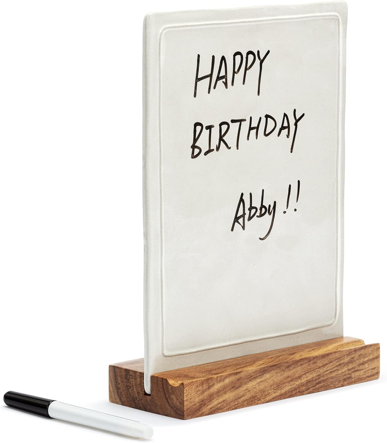 DEMDACO Write On Classic White Dry Erase Memo Board