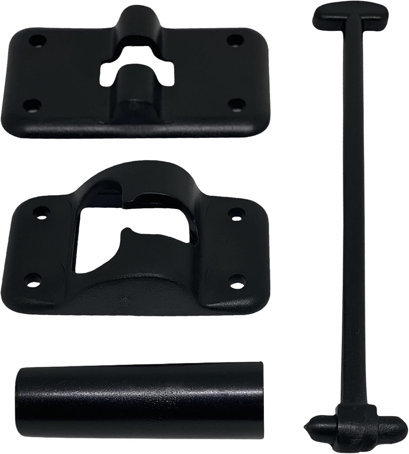 NU-SET RV010B Black Door Holder Set