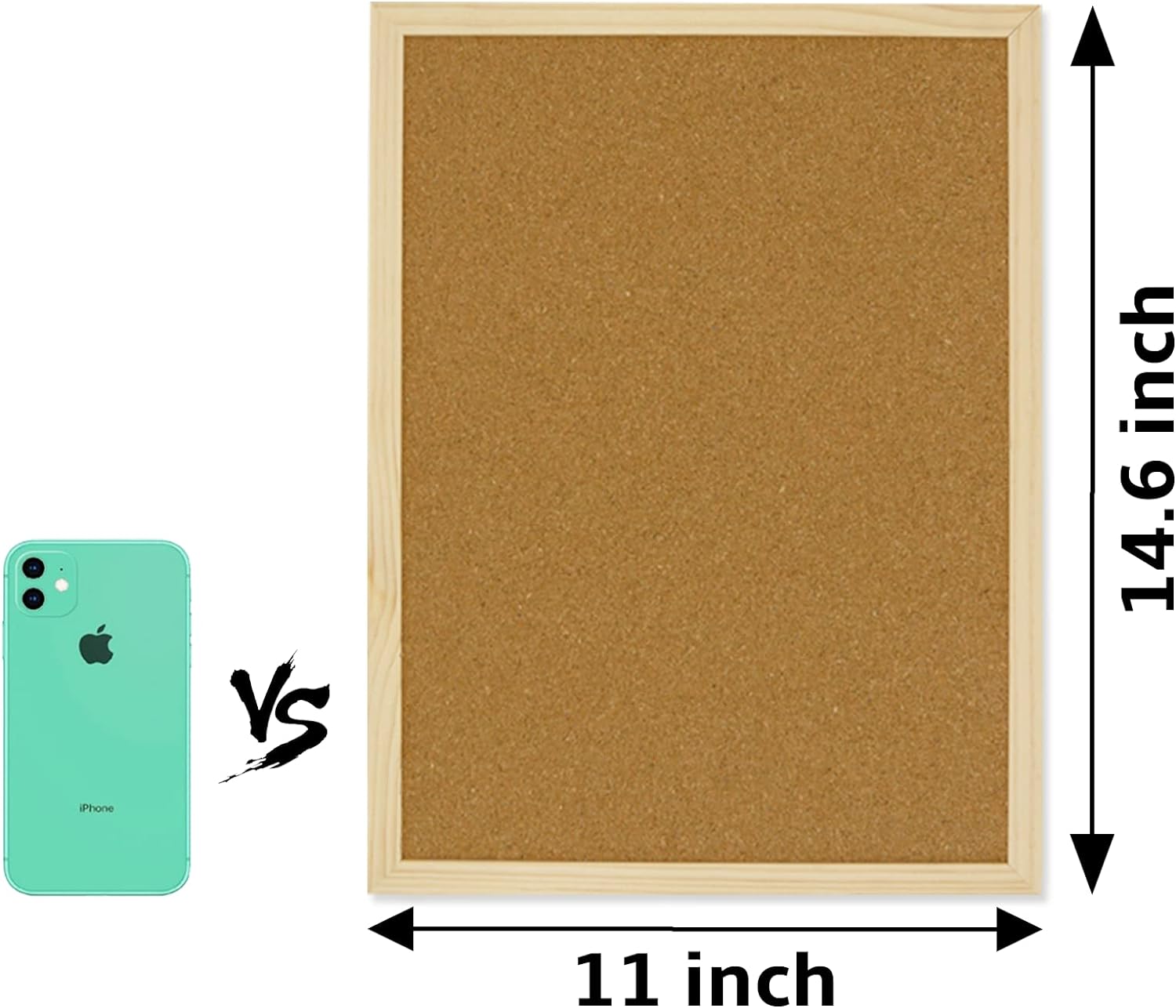 OWLKELA Cork Board 146x11 Notice Pin Board