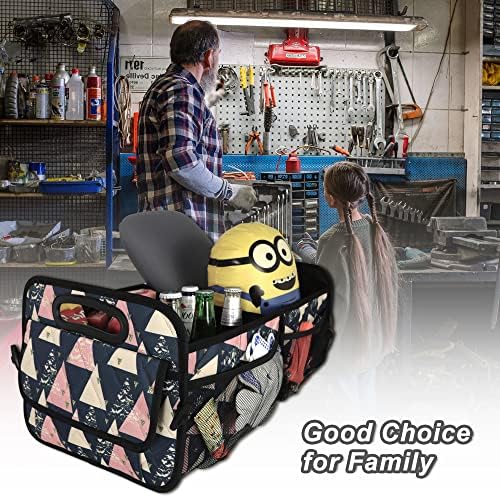 Deosk Trunk Organizer with 6 Big Pockets 50L Waterproof for Car SUV