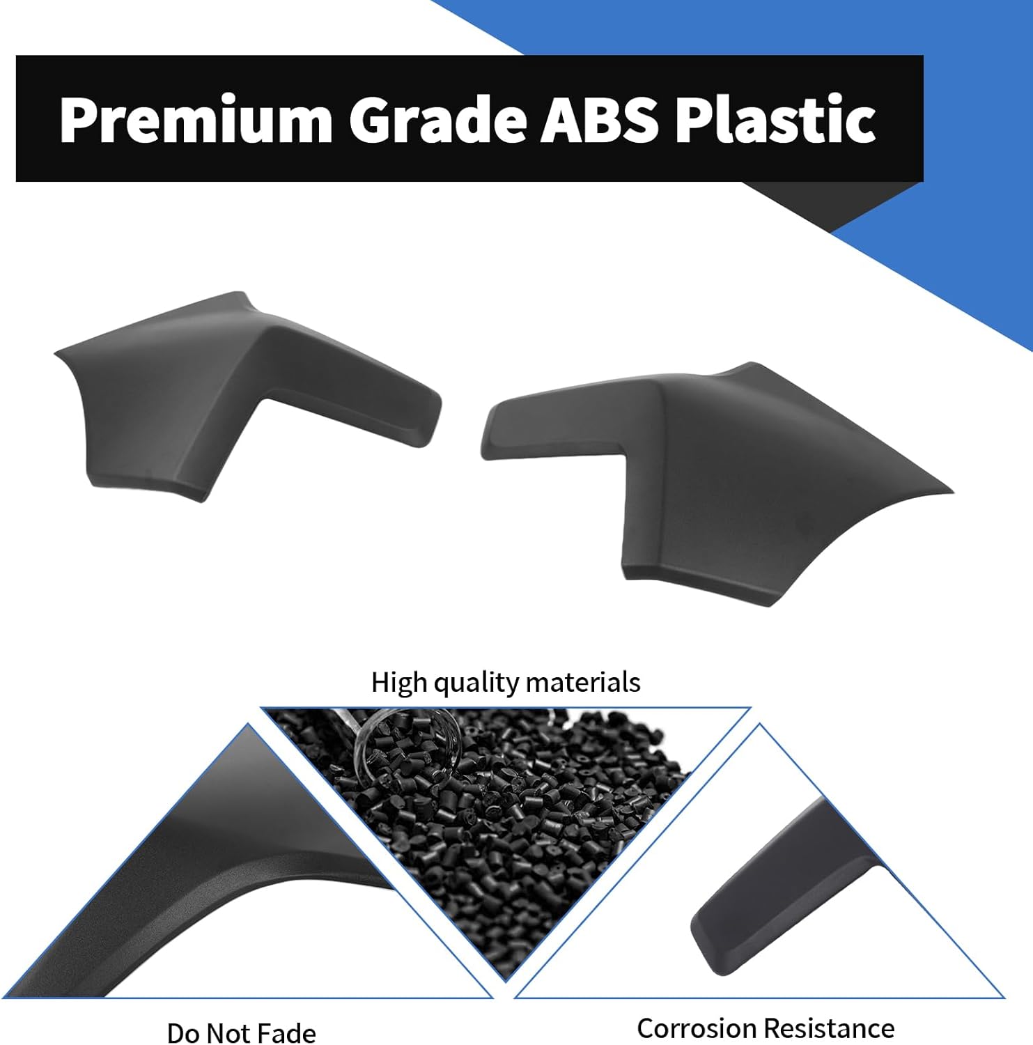 Voodonala Chevy Silverado ZR2 Front Hood Cowl Body Armor Matte Black