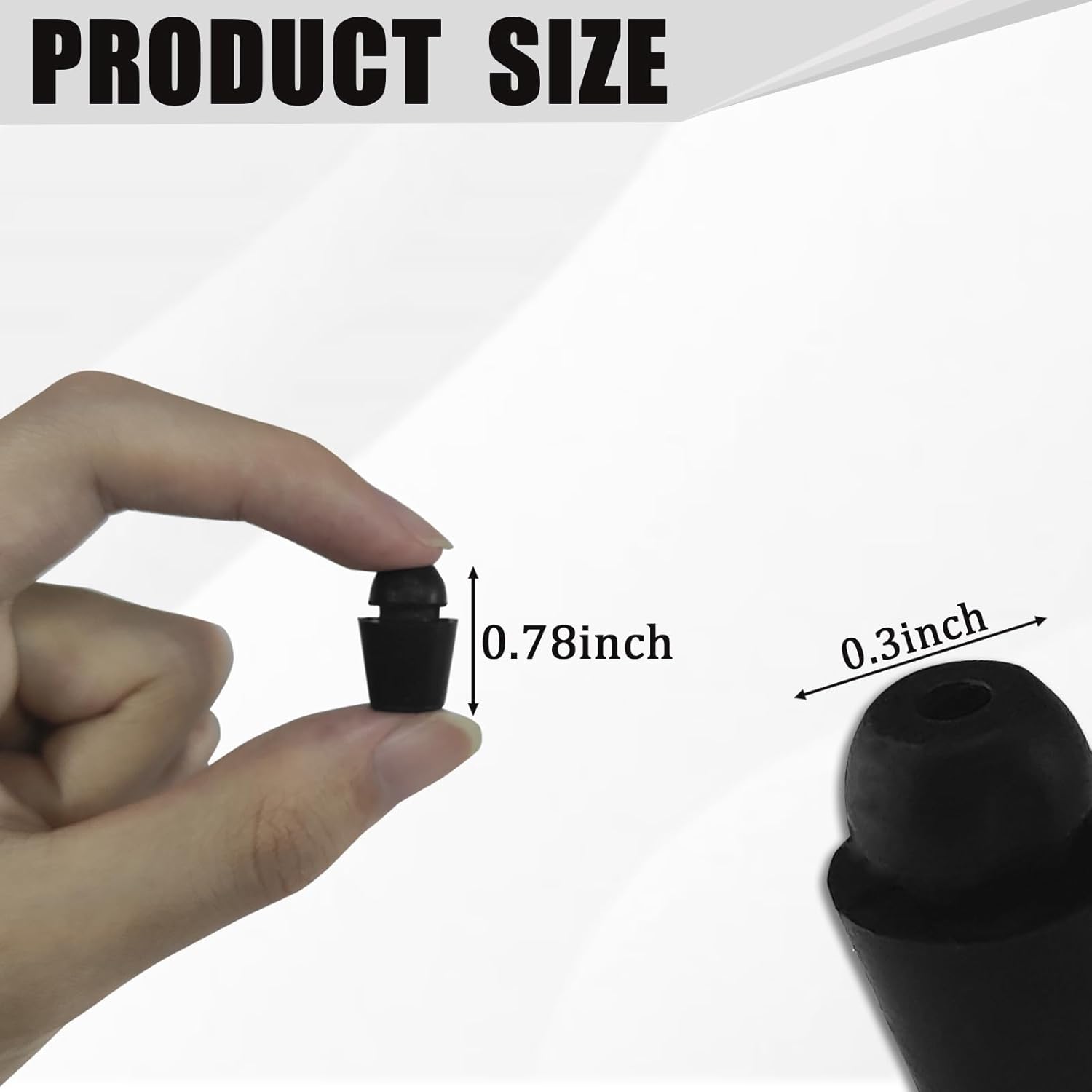 10PCS Car Door Bumper Stopper Rubber Absorber