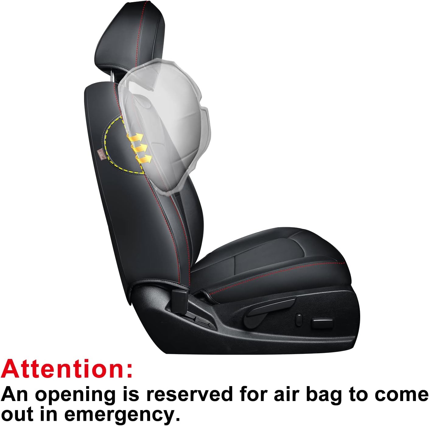 LUCKYMAN CLUB Chevy Colorado Seat Covers Black Red