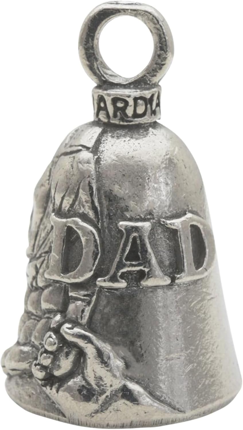 Guardian Bell Dad Good Luck Bell with Keyring and Gift Bag