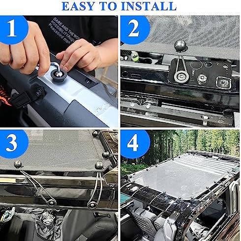 Sunshade Top Cover for Ford Bronco 2 Door 2021-2025