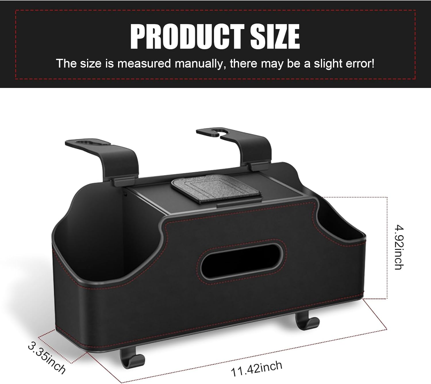 Nowkont 1 PC Car Seat Back Tissue Holder