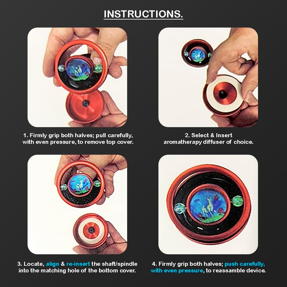 Solar System Fidget Spinner with Aroma Diffuser