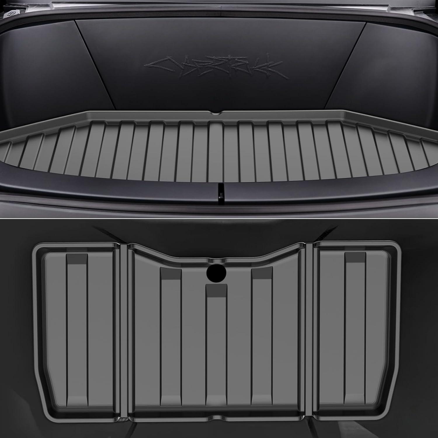 PawteIin Tesla Cybertruck Floor Mats 2023 2024 2025 Set of 6