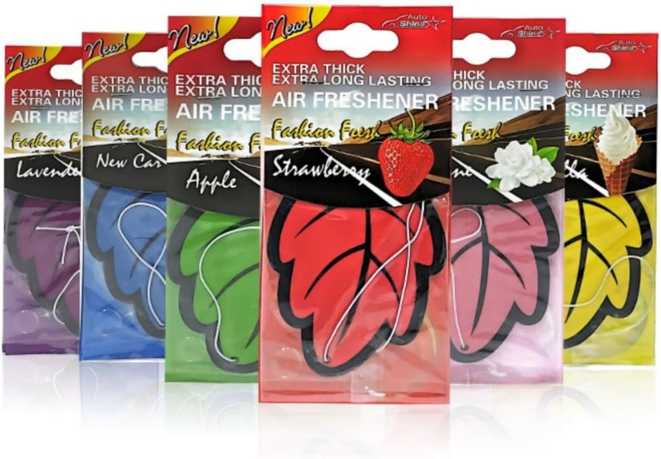 Leaf Shape Car Air Freshener Decor 6 Pcs