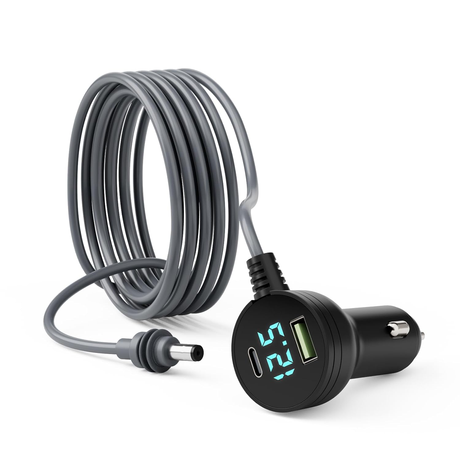 Starlink Mini Car Adapter 10FT Digital Display 12V-24V Power Cable