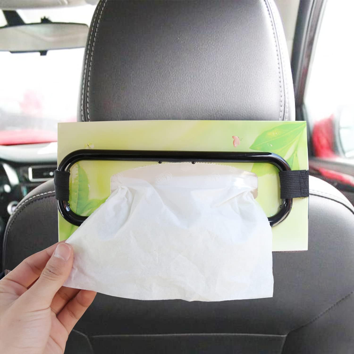 Miytsya Car Sun Visor Tissue Box Holder Organizer