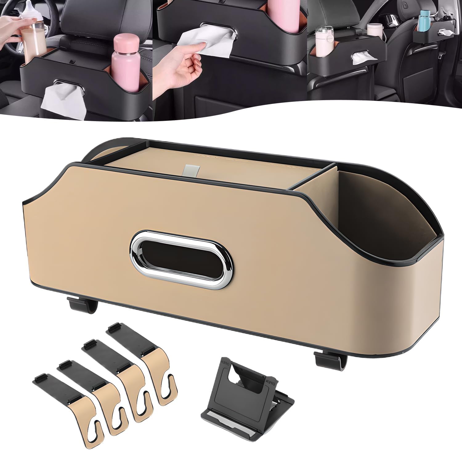 Car Seat Back Organizer - Tidy Storage for Travel and Family