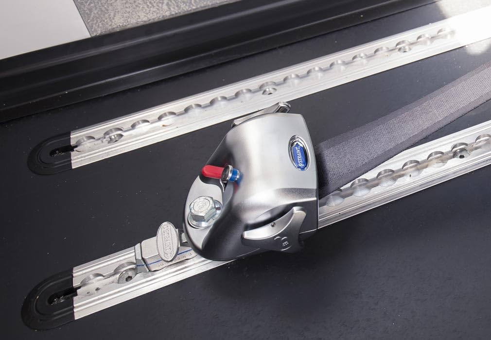 QStraint 8 Inch L Track Pre Drilled Aluminum