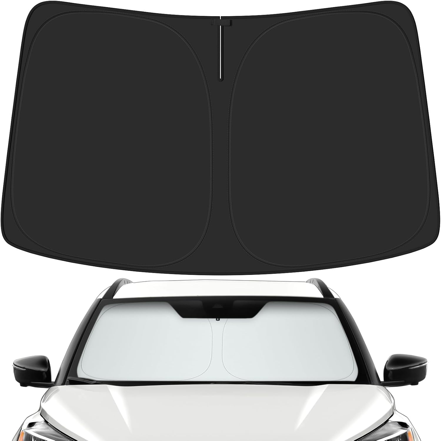 PeakPurit Car Windshield Sun Shade for Nissan 2018-2025 Kicks