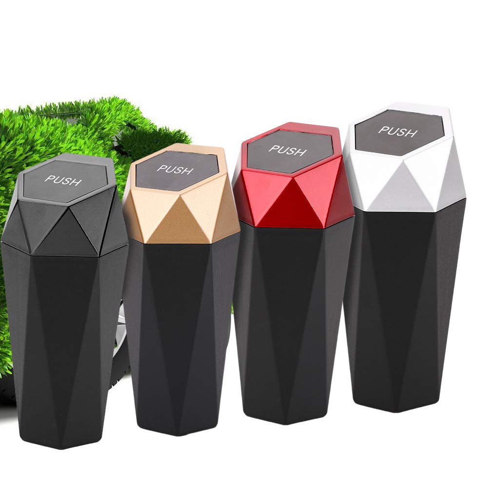 OUDEW Car Trash Can with 30 Detachable Bags