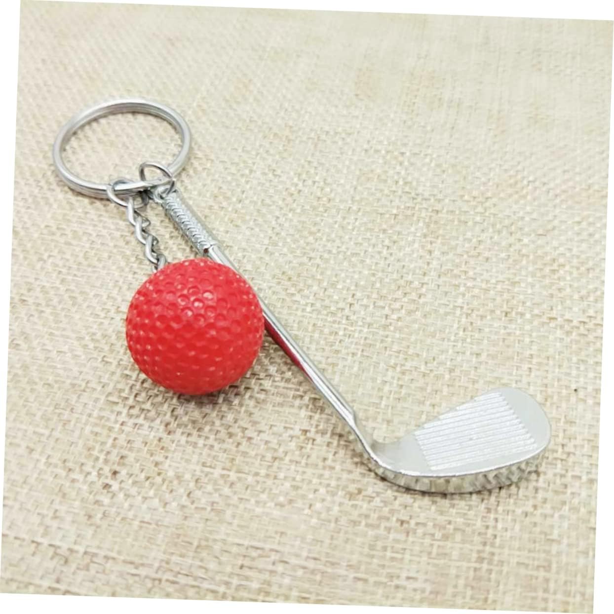 3pcs Golf Keychain Backpack Charms Durable Keyring Holders for Golf Lovers
